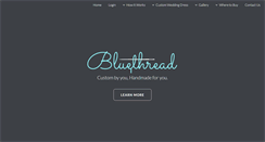 Desktop Screenshot of bluethreadbridal.com